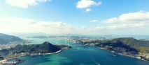 関門海峡遠景