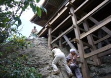 三徳山行者道