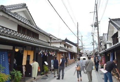 城下町の町並