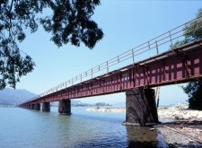 京都丹後鉄道宮舞線隧道・橋梁施設 由良川橋梁(旧国鉄峰山線由良川橋梁)