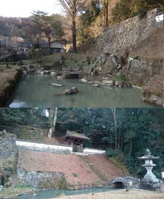旧久留島氏庭園（森町の庭園とテーブルマウンテン）　清水御門御茶屋庭園