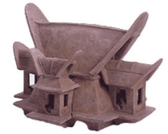 西都原古墳群出土埴輪 子持家・船 