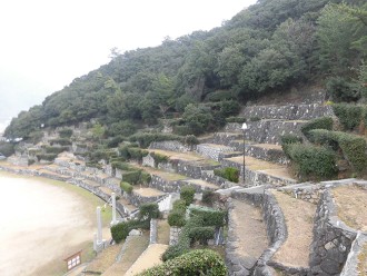 富丘八幡神社の桟敷 