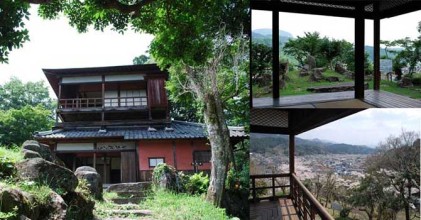 旧久留島氏庭園（森町の庭園とテーブルマウンテン）　栖鳳楼庭園