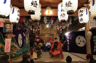 佐比賣山（さひめやま）神社と多根（たね）神楽