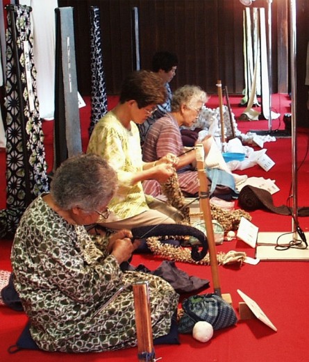 伝統工芸士の実演