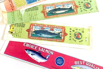 根室海峡沿岸の缶詰ラベル