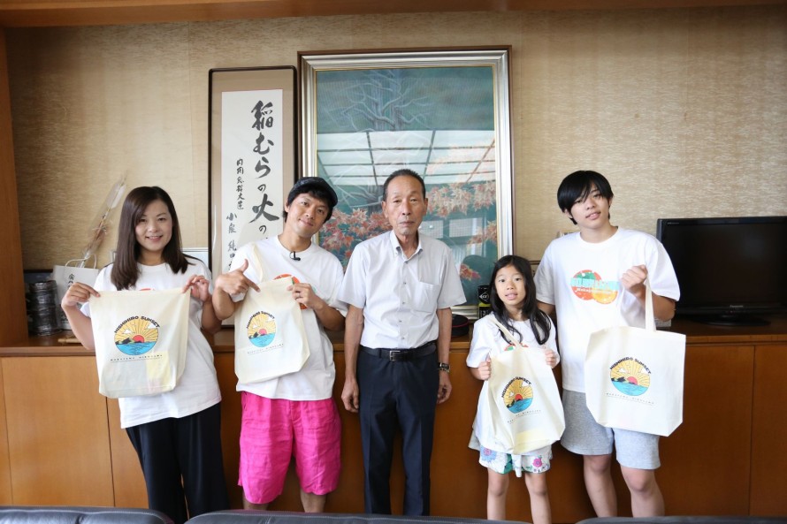 広川町長と記念撮影