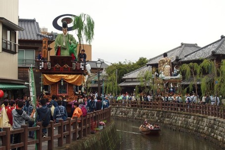 佐原の大祭（秋)　 (提供：香取市教育委員会）