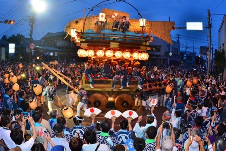 佐原の大祭（夏）（提供：香取市教育委員会)