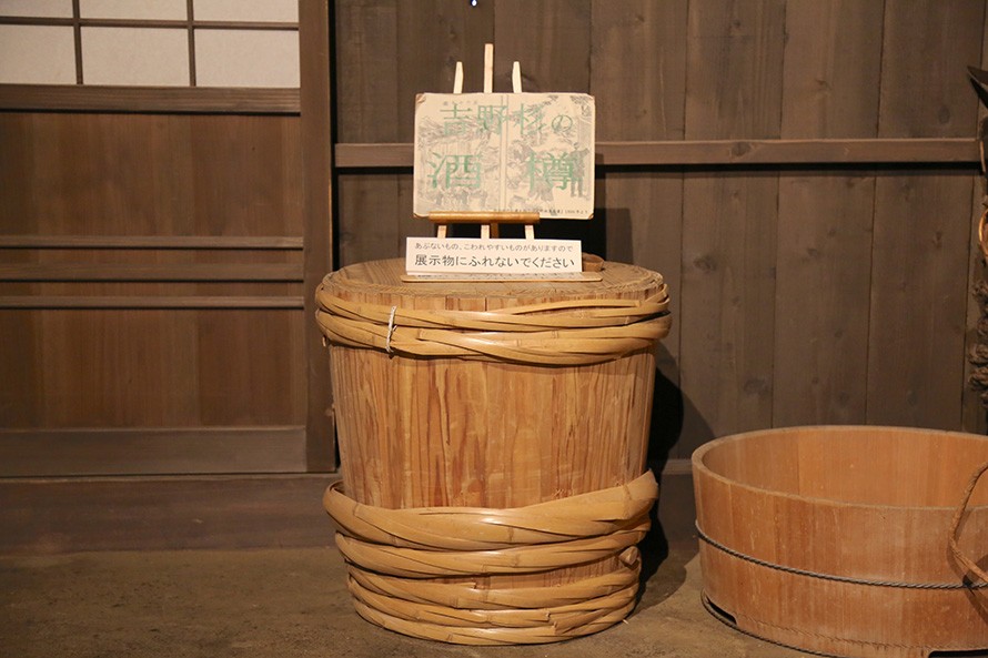 樽丸 （森と水の源流館にて撮影）