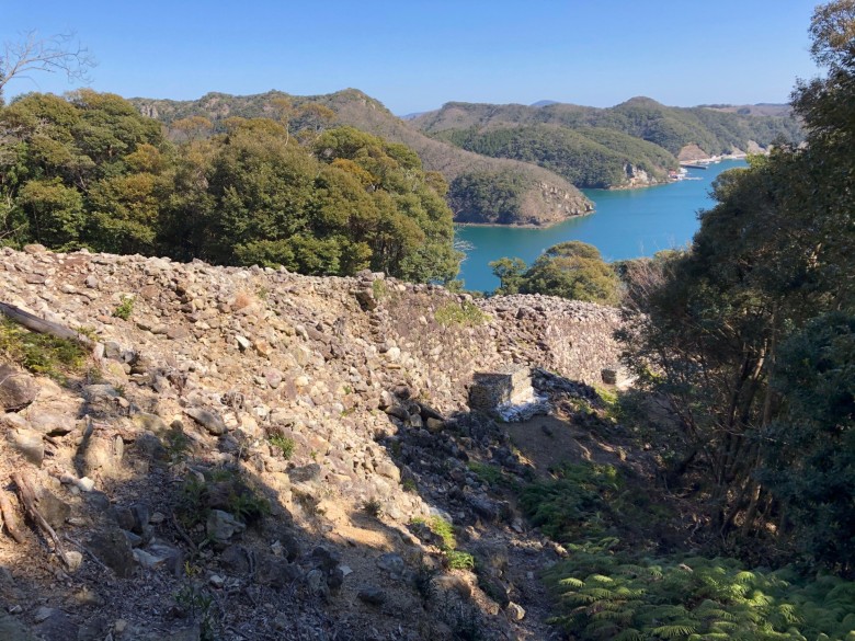 画像：金田城跡