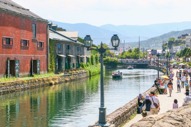 小樽運河と倉庫群【撮影：眞柄 利香】