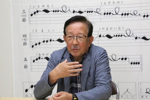 江差追分会師匠会会長　渋田義幸さん