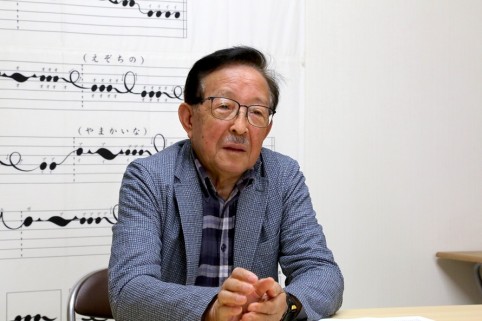 江差追分のお話をする渋田さん