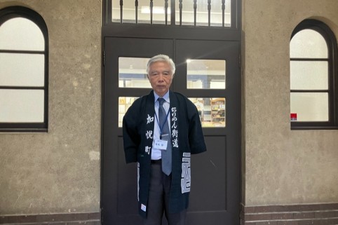 与謝野町語りべの会 会長 青木順一さん