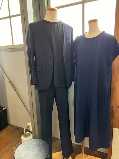 丹後ちりめんを使った服