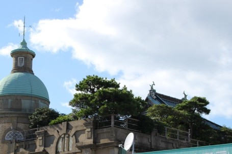 客室付きの屋上庭園