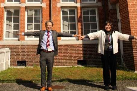 北九州市都市ブランド創造局文化企画課　立野さん（左）　峰さん（右）