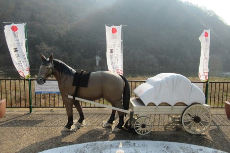 馬車の復元模型