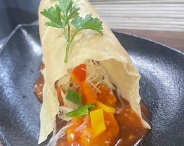 海老のチリソース 光の旅路（花hana88）