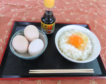 天空さくら卵かけごはん（農業公園信貴山のどか村）