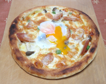 万葉野菜ピザ（農業公園信貴山のどか村）