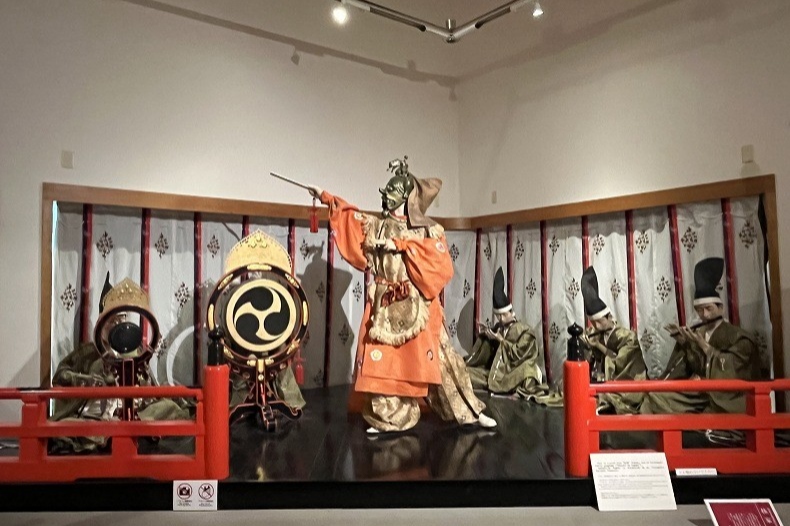 林家舞楽の再現展示