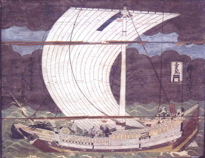 敏馬神社弁財船絵馬