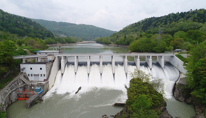 旧北炭清水沢水力発電所 