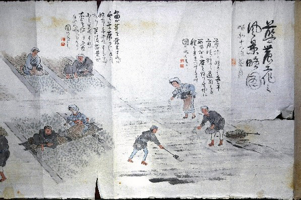 藍農工作之風景略図 