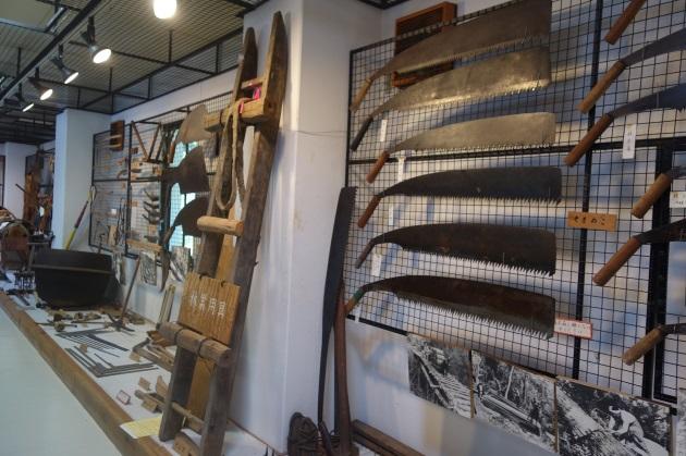 木材生産用具（馬路村郷土館）