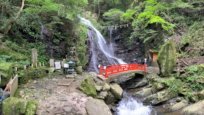 行者の滝を含む７つの滝