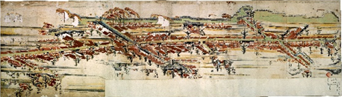 大石田河岸絵図