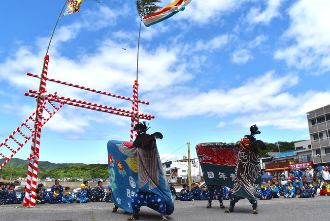 加太春日神社　えび祭り