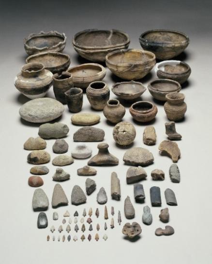 上野原遺跡・同 出土品