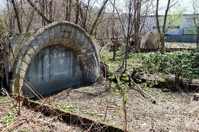 北炭新幌内砿坑口 