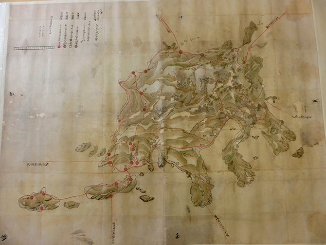 慶長小豆島絵図及び正保小豆島絵図 