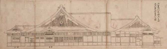 仙台城及び江戸上屋敷主要建物絵姿図