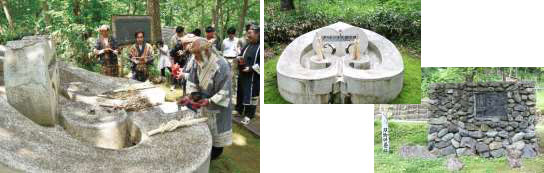 偉大なる祖先を讃える儀式　総乙名クーチンコロ 、松井梅太郎