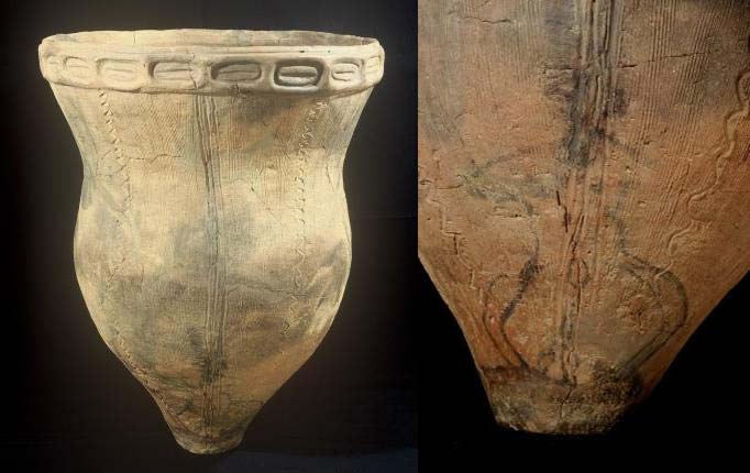 人体絵画土器 （唐渡宮）