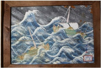 奉納船絵馬群