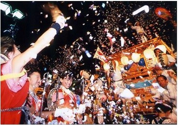 直江津・高田祇園祭の御旅所行事と屋台巡行