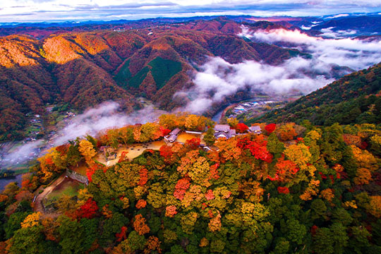 画像：備中松山城
